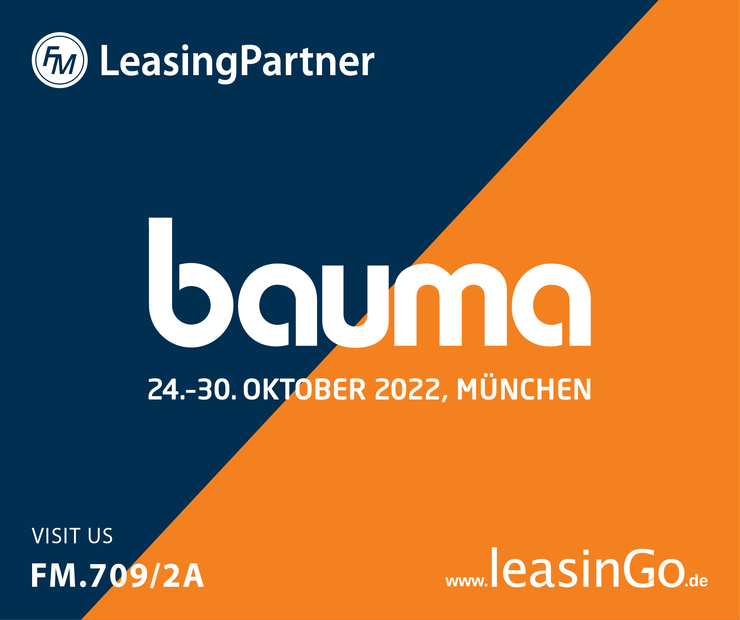 leasinGo gemeinsam mit FM LeasingPartner auf der bauma